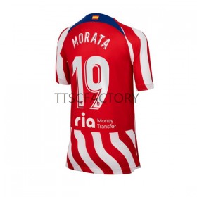 Koszulka Atlético Madryt Alvaro Morata 19 Domowe Koszulki Piłkarskie 2022-2023 Krótki Rękaw